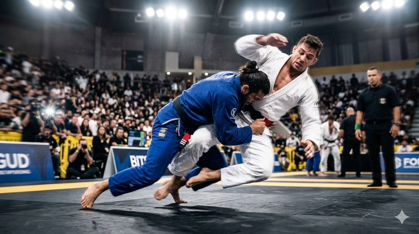 BJJ competition training track serious competitors